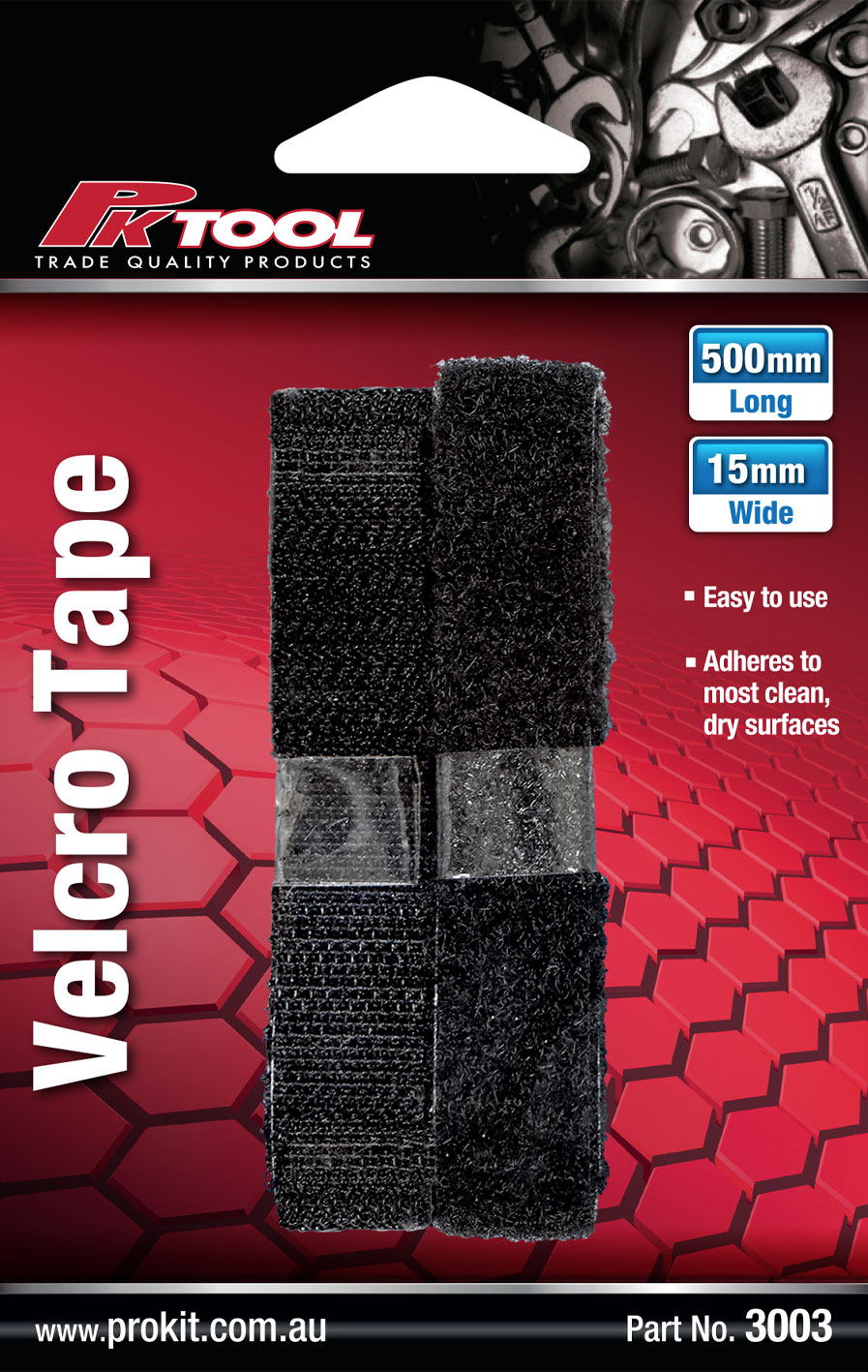 TAPE – VELCRO 500 MM X 15 MM