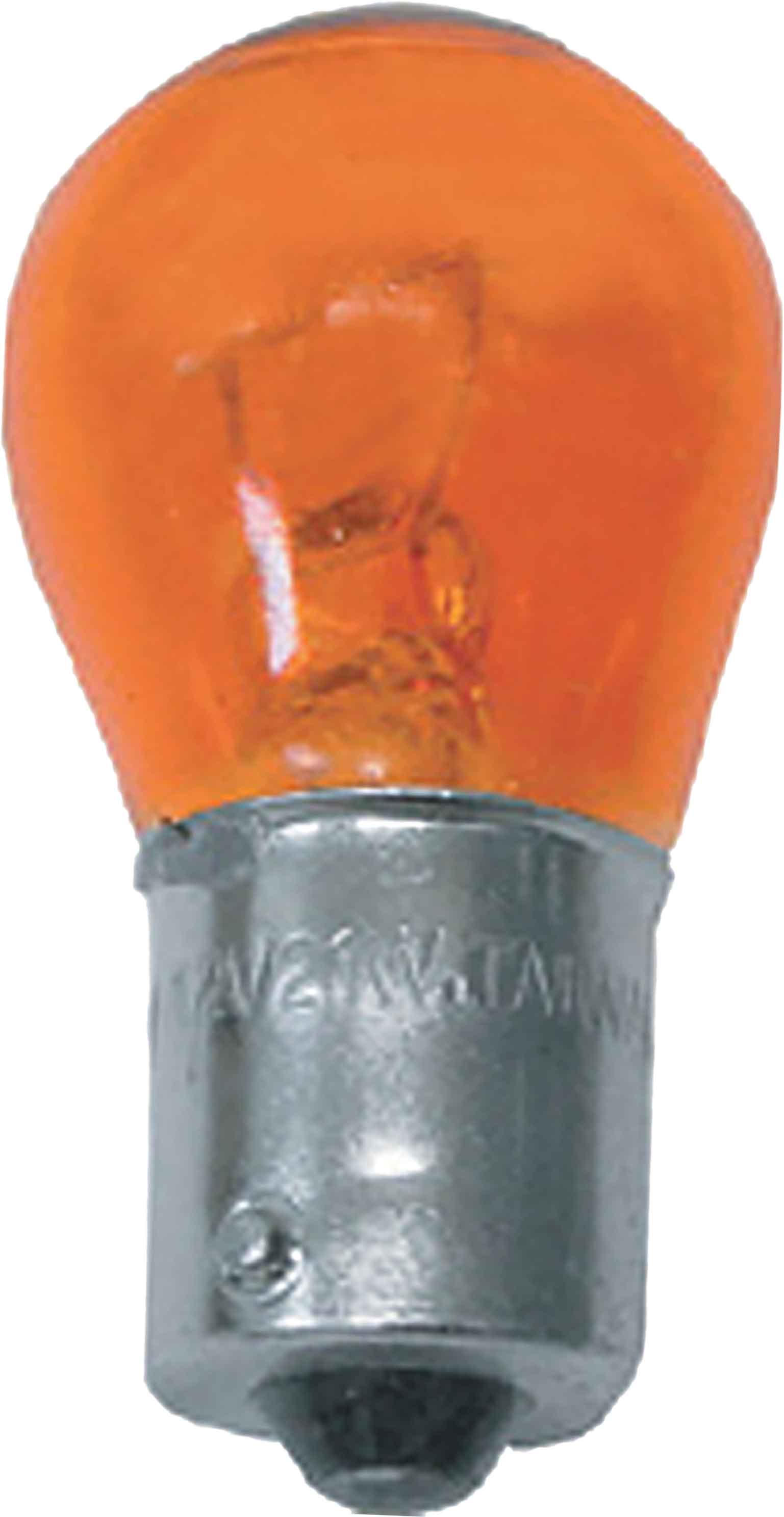 10 pc 12V BA 15S Offset Amber Globes 21W