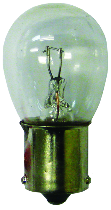 10pc 12V BA 15S Offset Clear Globes 21W