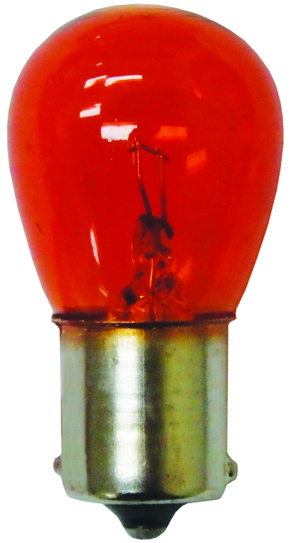 10 pc 12V S25 BA 15S Amber Globes 21W
