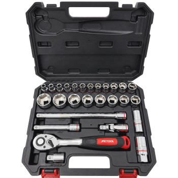 27pc 1/2" Dr Socket Set