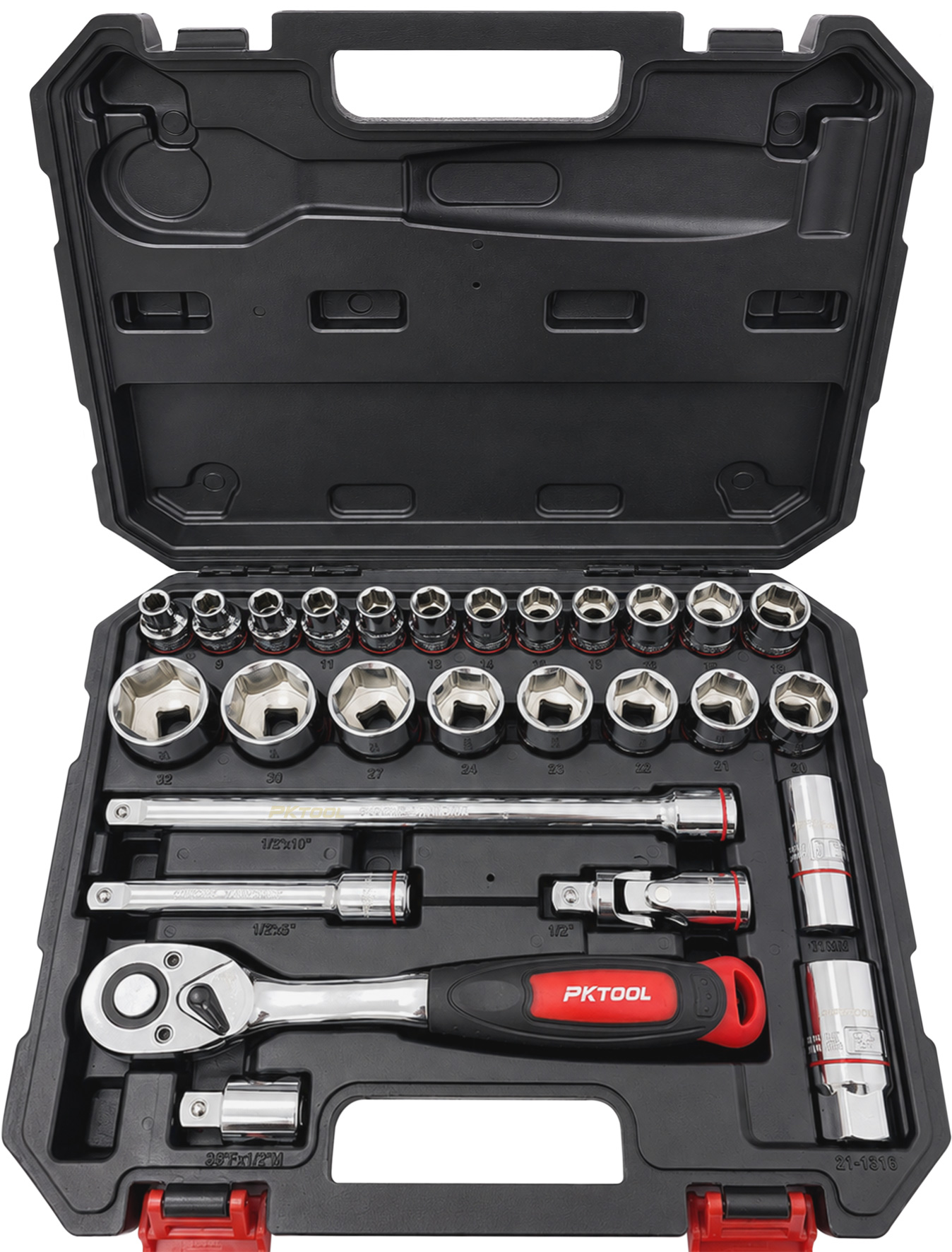 27pc 1/2″ Dr Socket Set