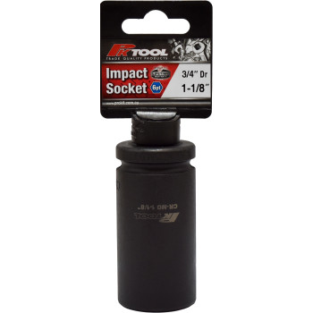 1-1/8", 3/4" Dr Impact Socket 6pt