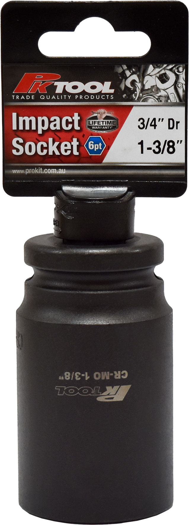 1-3/8″, 3/4″ Dr Impact Socket 6pt
