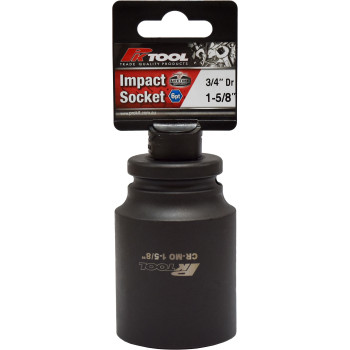 1-5/8", 3/4" Dr Impact Socket 6pt