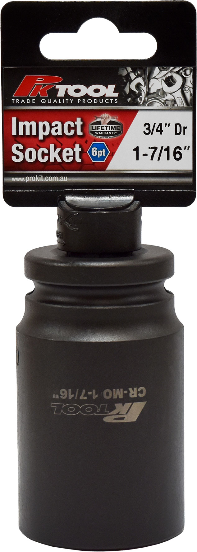 1-7/16″, 3/4″ Dr Impact Socket 6pt