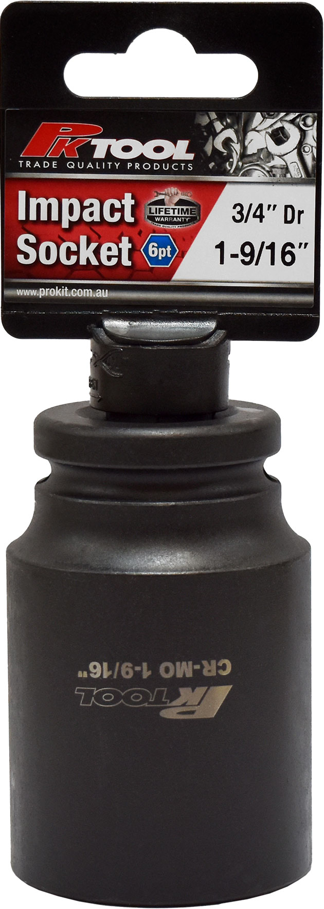 1-9/16″, 3/4″ Dr Impact Socket 6pt