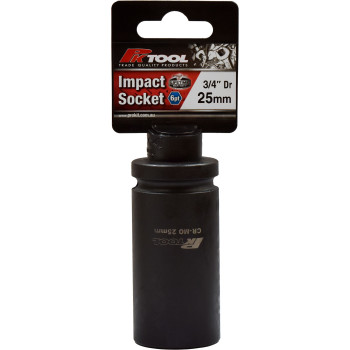 25mm 3/4" Dr Impact Socket 6pt