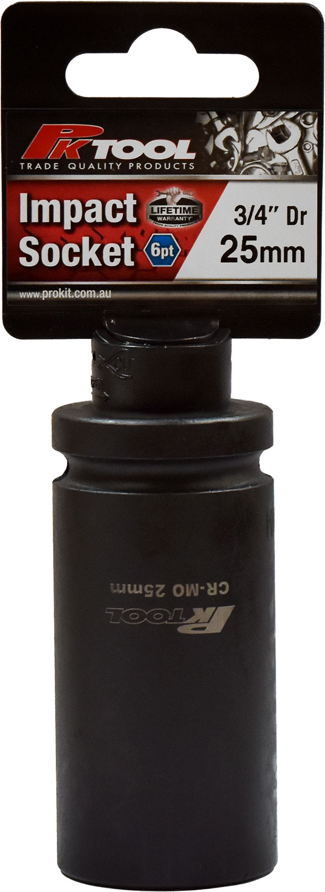 25mm 3/4″ Dr Impact Socket 6pt