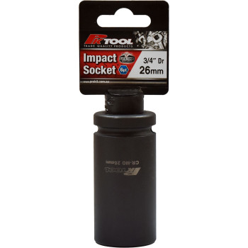 26mm 3/4" Dr Impact Socket 6pt