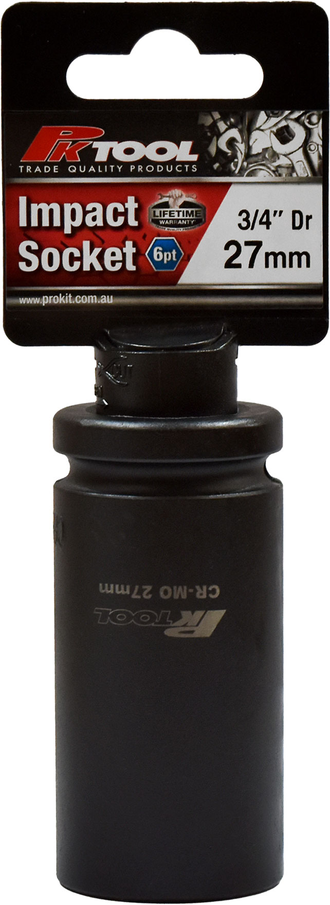 27mm 3/4″ Dr Impact Socket 6pt