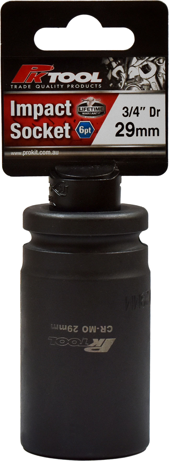 29mm 3/4″ Dr Impact Socket 6pt