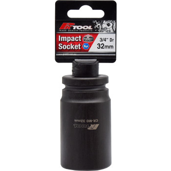 32mm 3/4" Dr Impact Socket