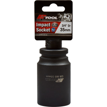 35mm 3/4" Dr Impact Socket 6pt