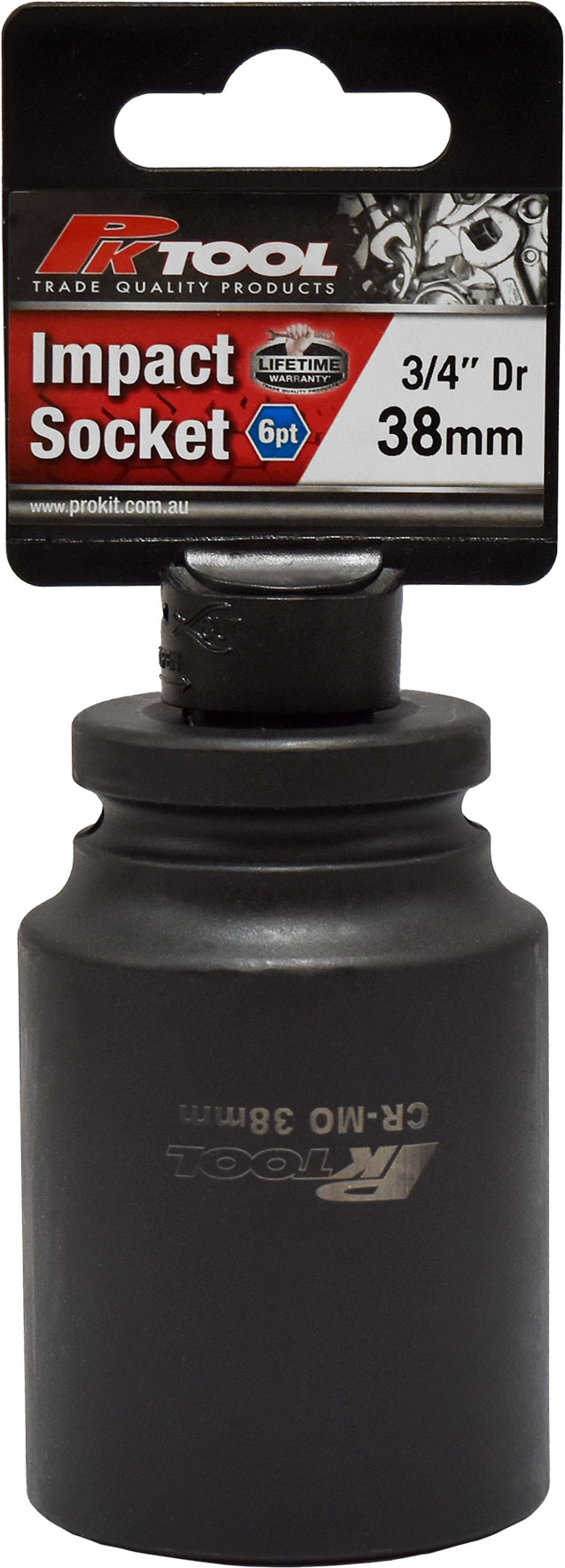38mm 3/4″ Dr Impact Socket 6pt