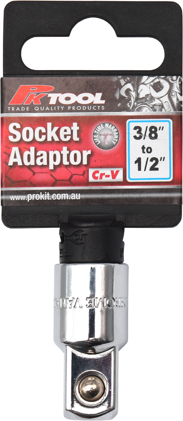 3/8” to 1/2” Dr Socket Adaptor