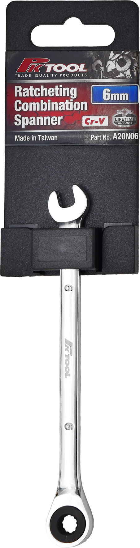 6mm Ratcheting Combination Spanner