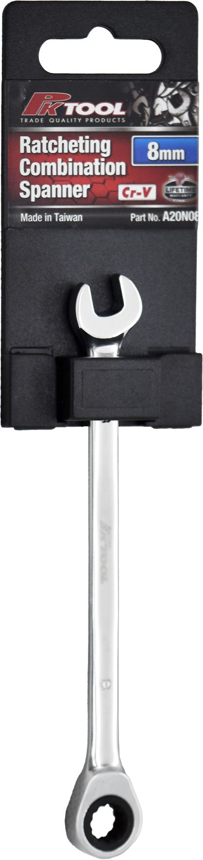 8mm Ratcheting Combination Spanner