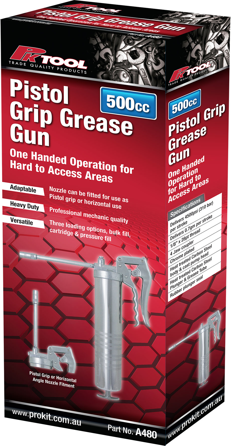 500cc PISTOL GRIP GUN