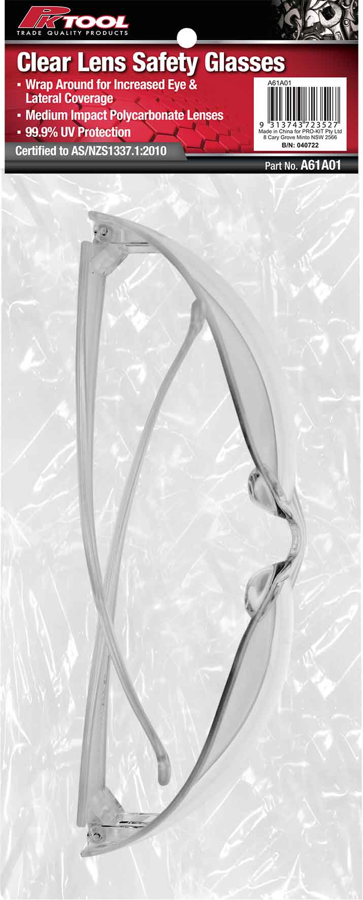 Clear Lens Safety Glasses