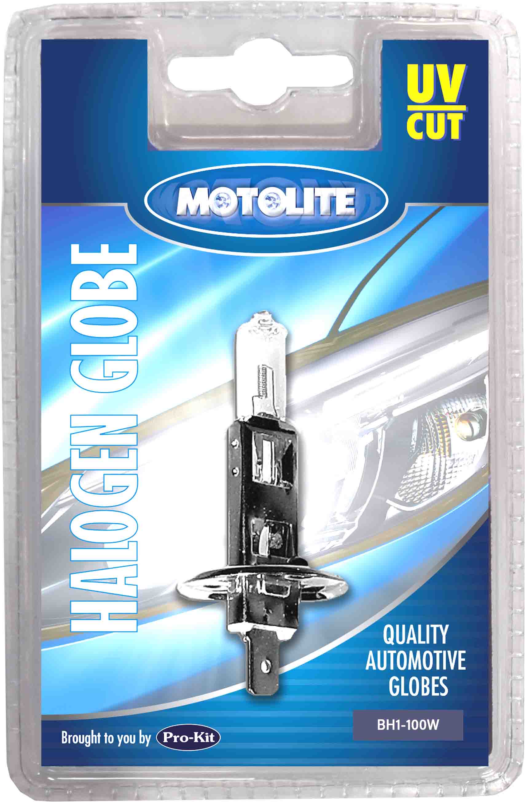 12V H1 Blister Pack Halogen 100W