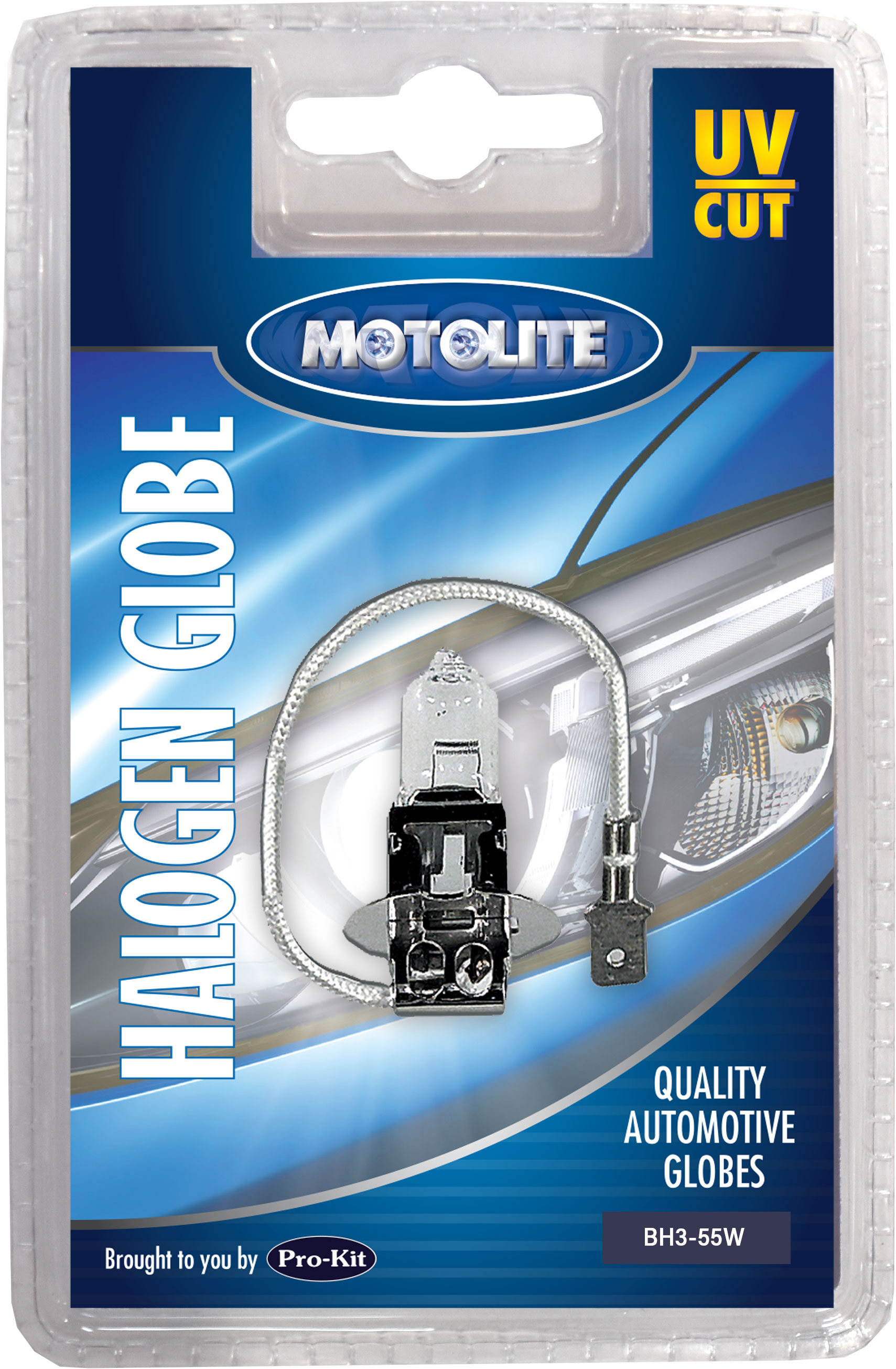 12V H3 Blister Pack Halogen 55W