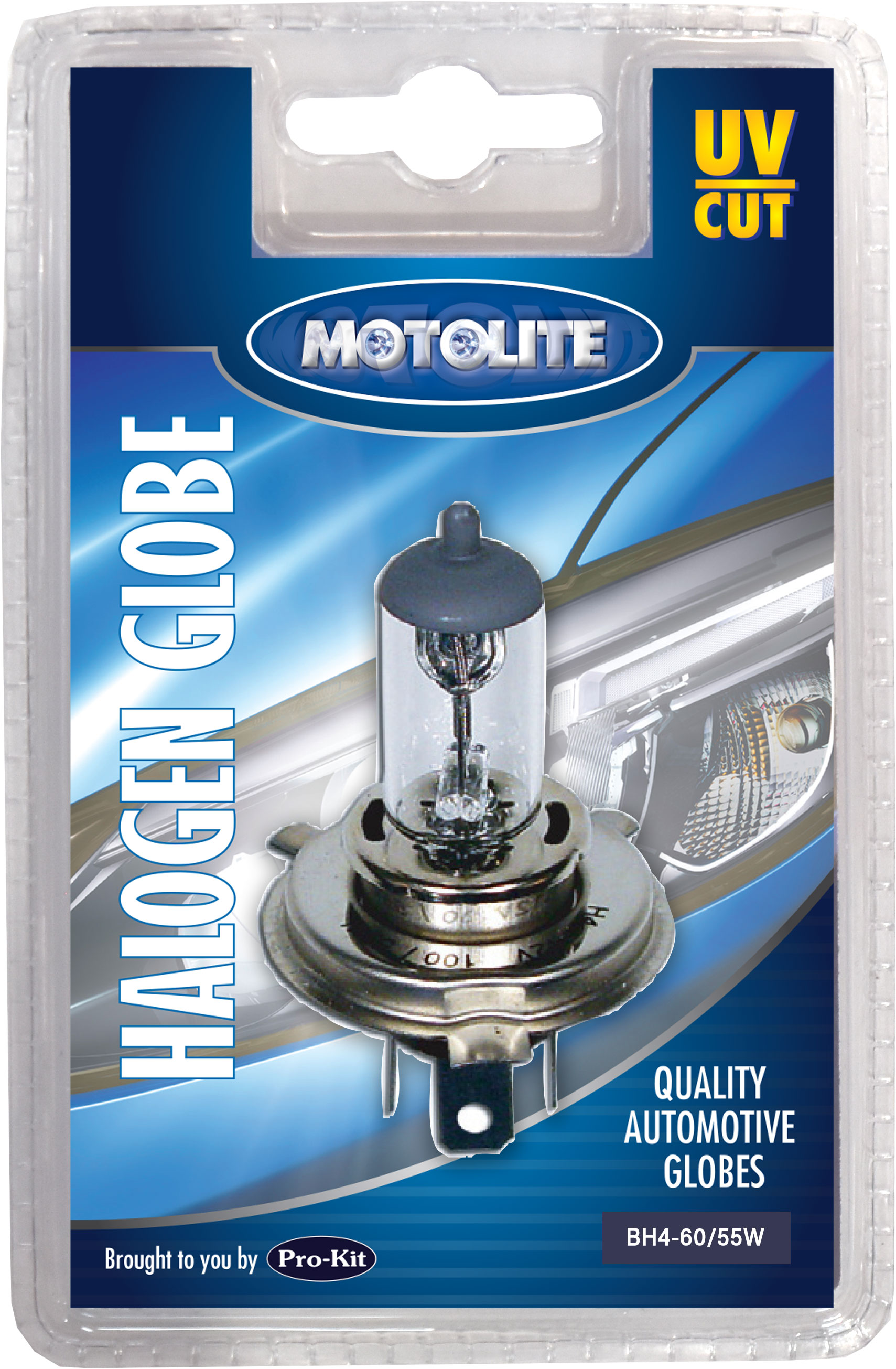 12V H4 Blister Pack Halogen 60/55W
