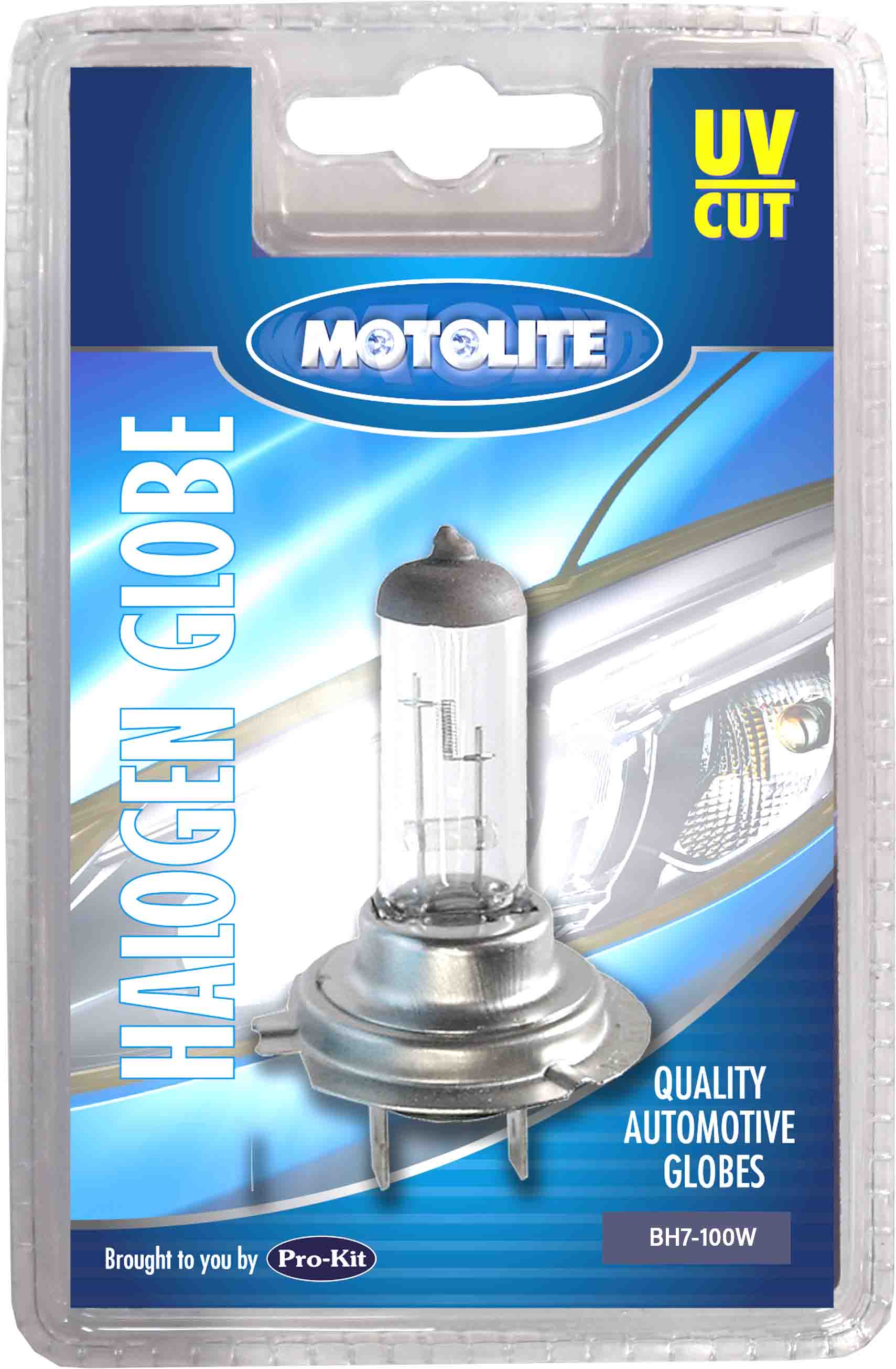 12V H7 Blister Pack Halogen 100W