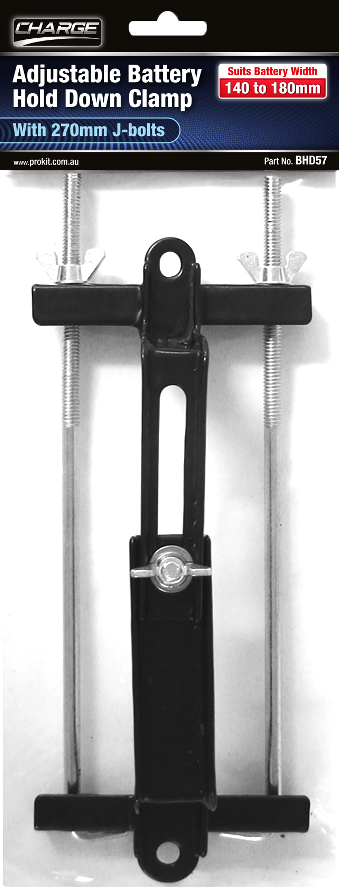 Adjustable Battery Hold Down Clamp