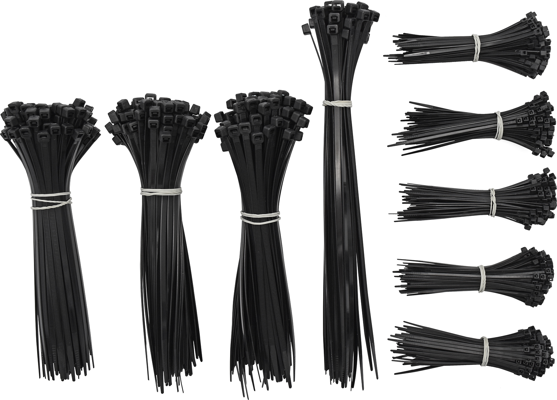 850pc Black Cable Tie Trade Pack