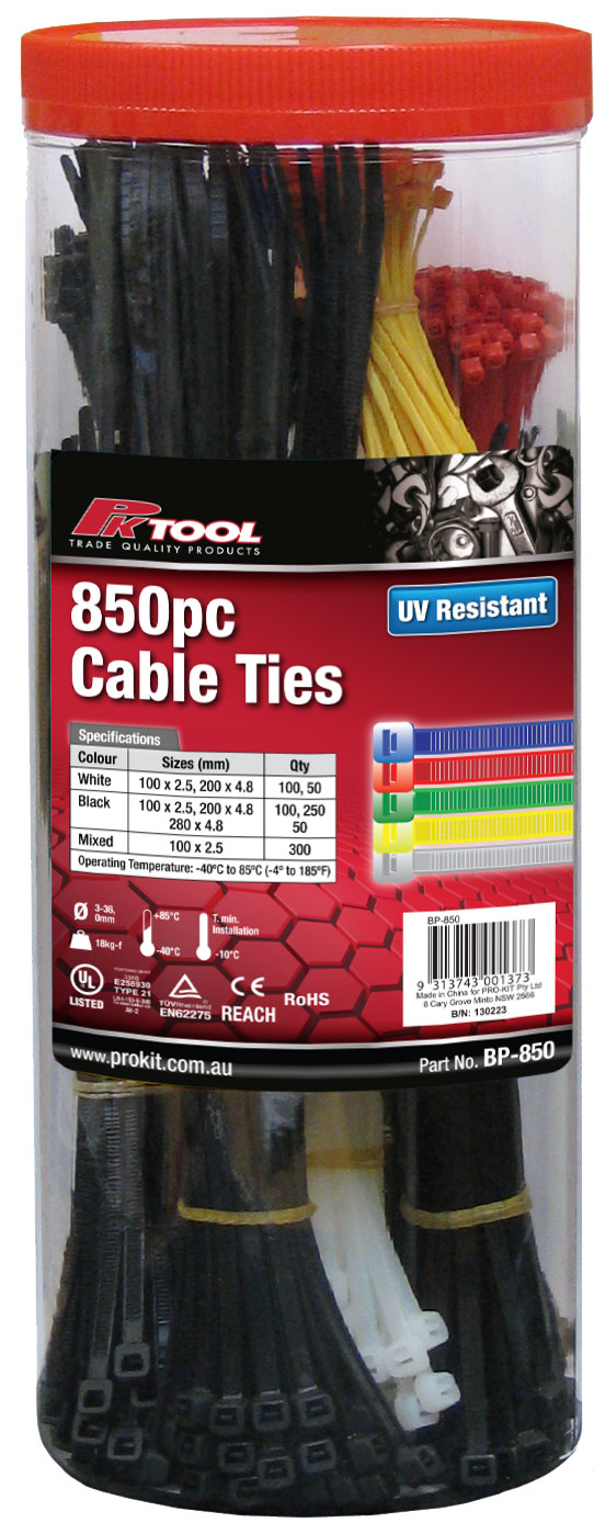 850pc Black & Mixed Colours Trade Pack