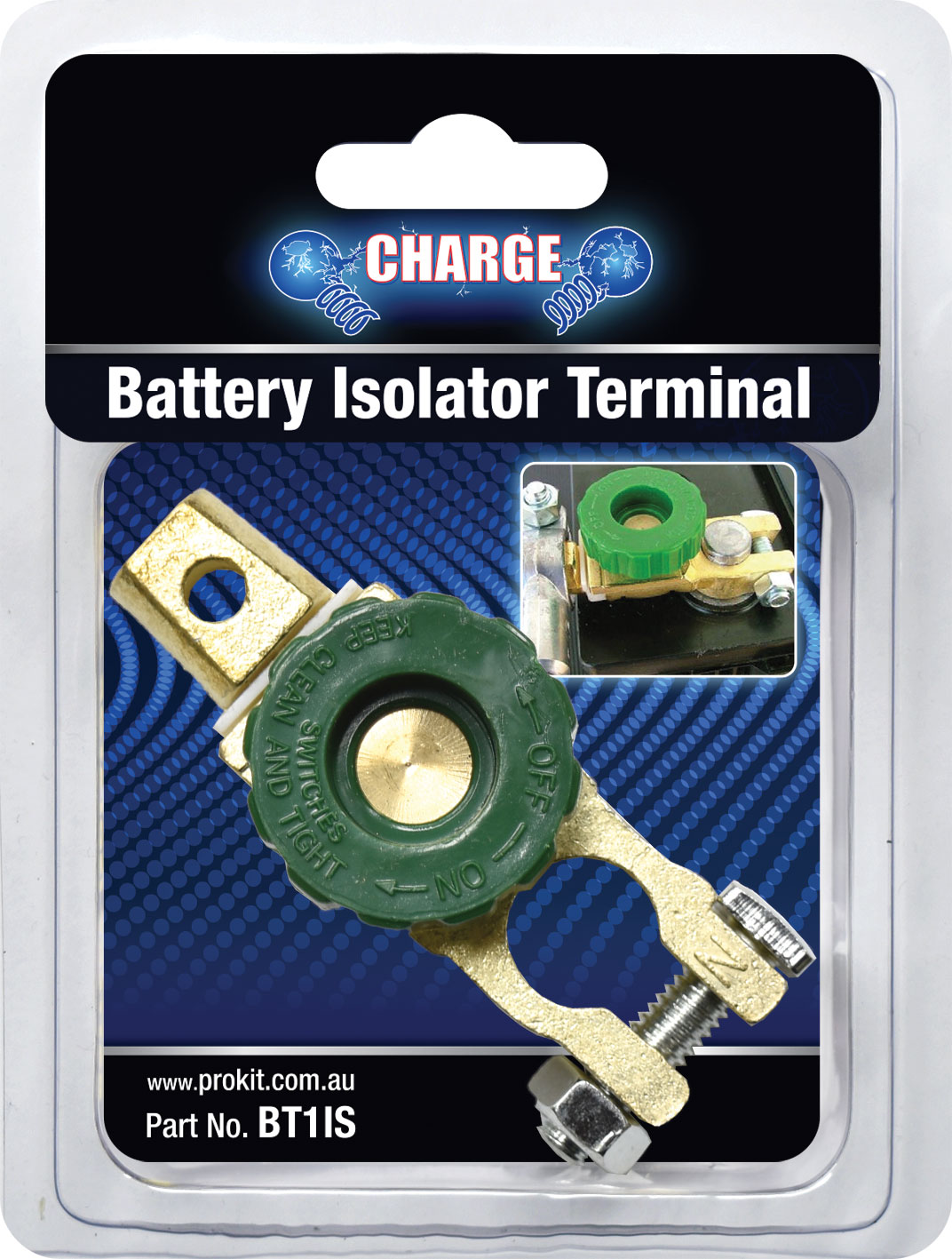 1pc Battery Terminal Brass Isolator Type