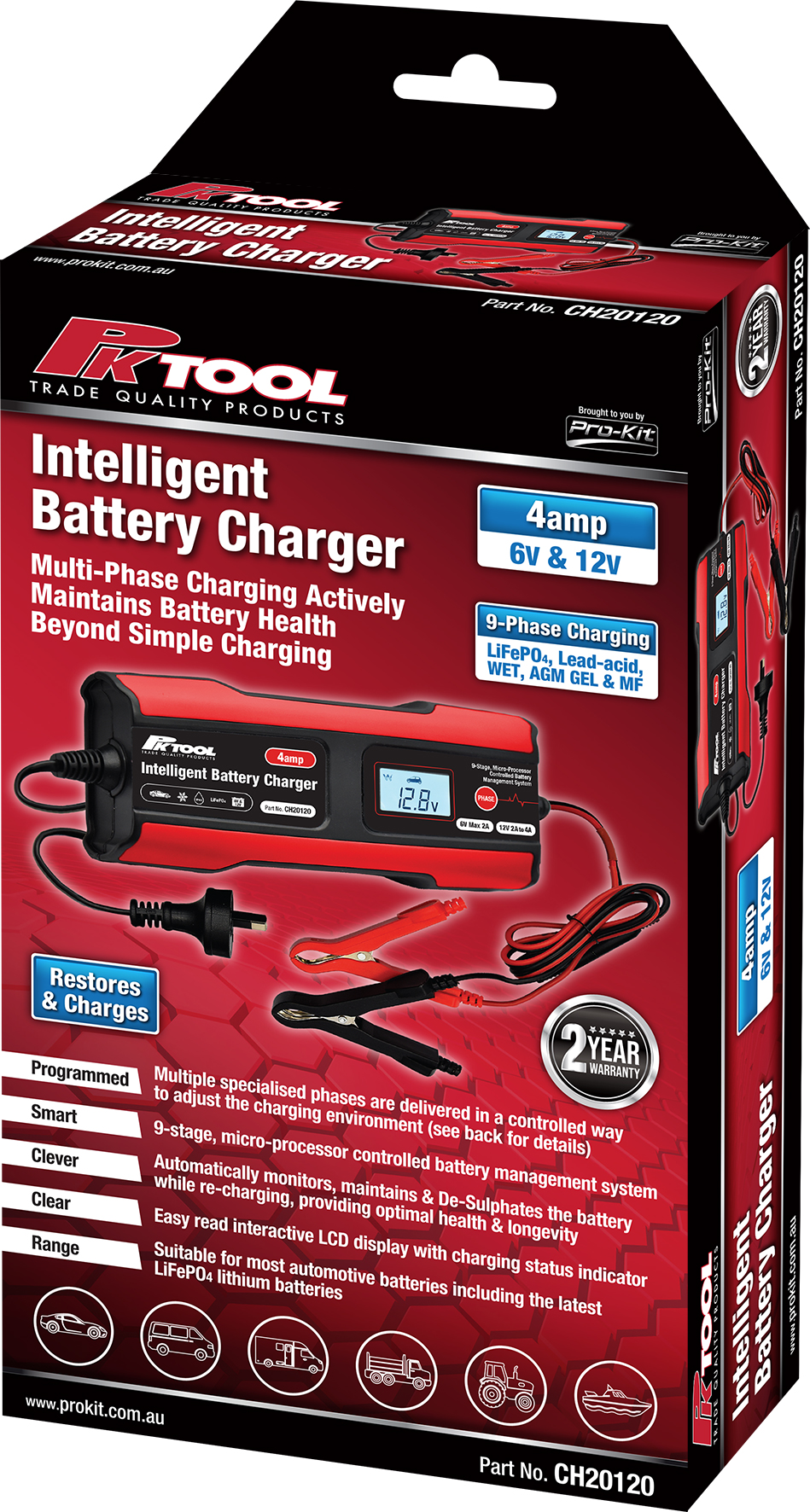 4amp Intelligent Battery Charger