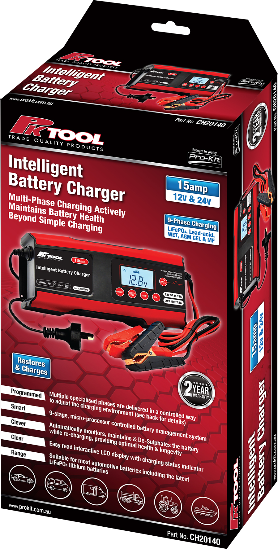 15amp Intelligent Battery Charger