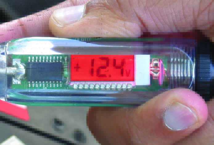 220mm 3-48V Digital Circuit Tester with Carry Case