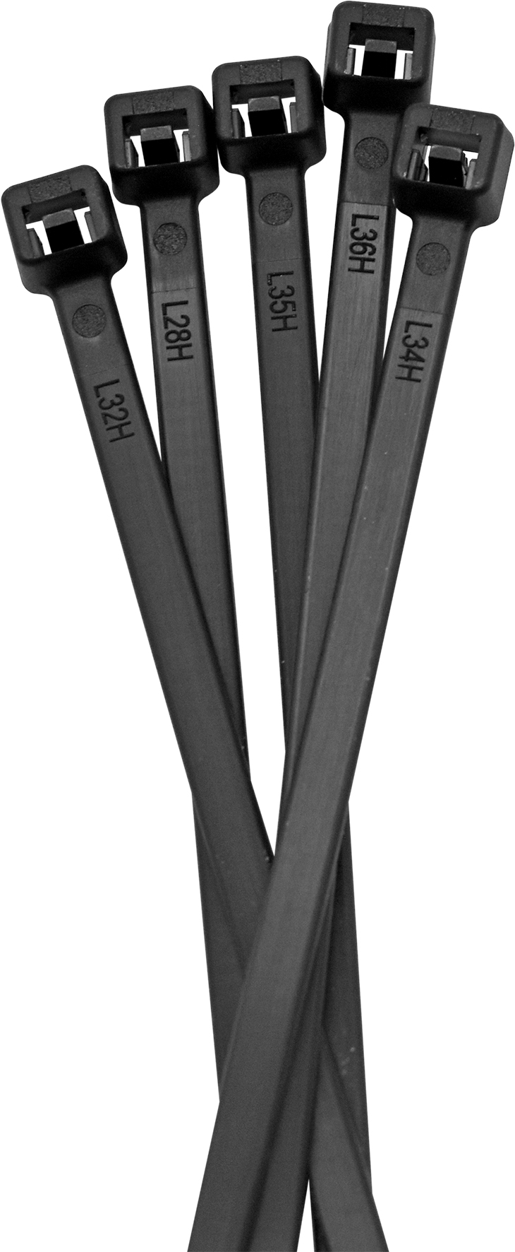 150mm 100pc Black Cable Ties