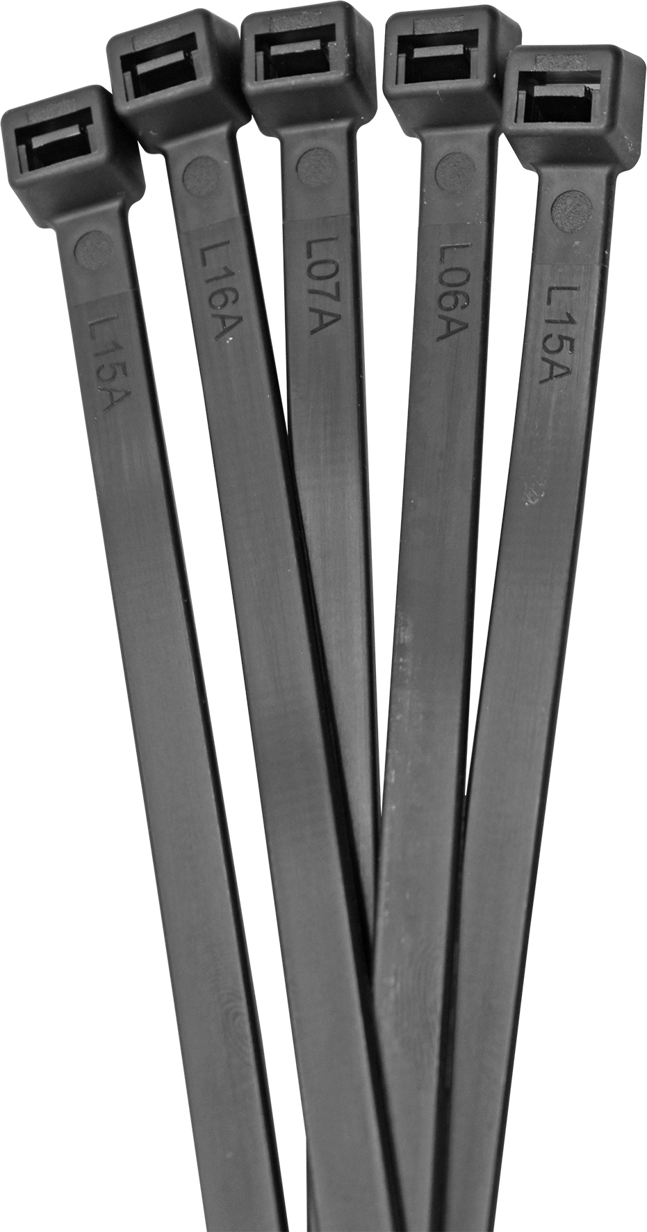 380mm 25pc Black Cable Ties