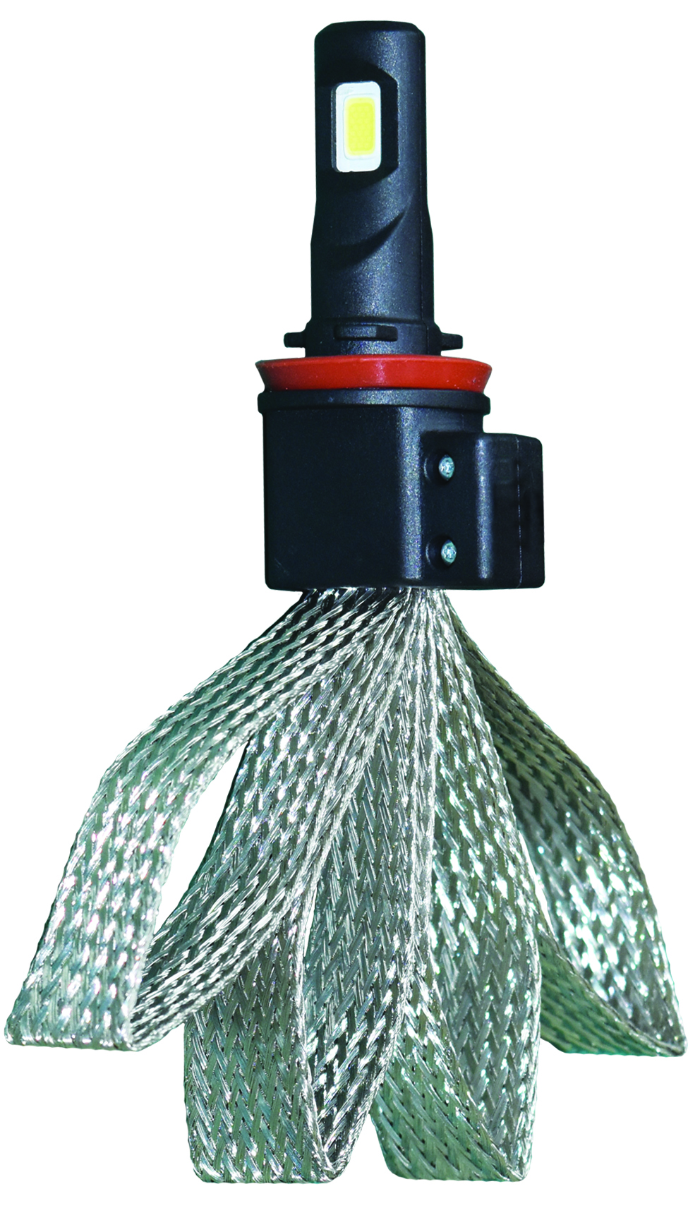 H11 LED GLOBE – 2pc WITH HEATSINK