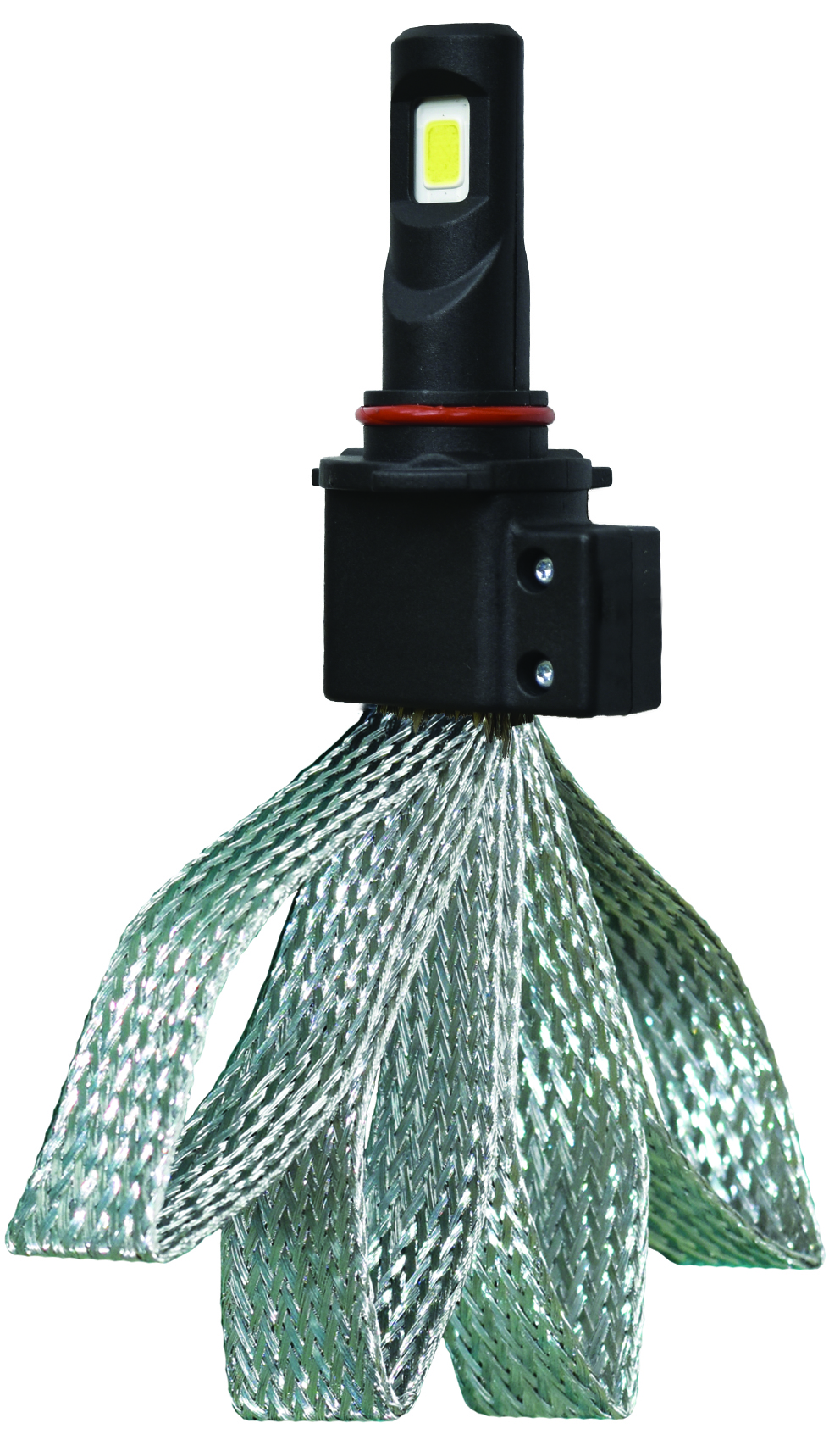 HB3 LED GLOBE –  2pc WITH HEATSINK