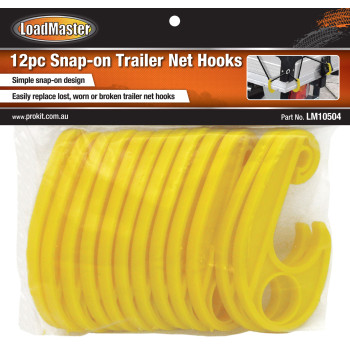 12pc Snap-on Trailer Net Hooks