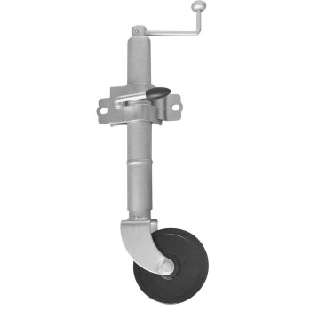 Jockey Wheel with 135mm Hard Wheel & Fixed Bracket