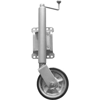 Jockey Wheel with 200mm Hard Wheel & Swing Away Swivel Bracket