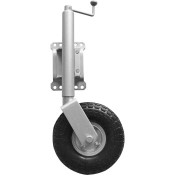 Jockey Wheel with 250mm Hard Wheel & Swing Away Swivel Bracket