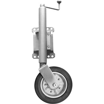 Jockey Wheel with 250mm Hard Wheel & Swing Away Swivel Bracket