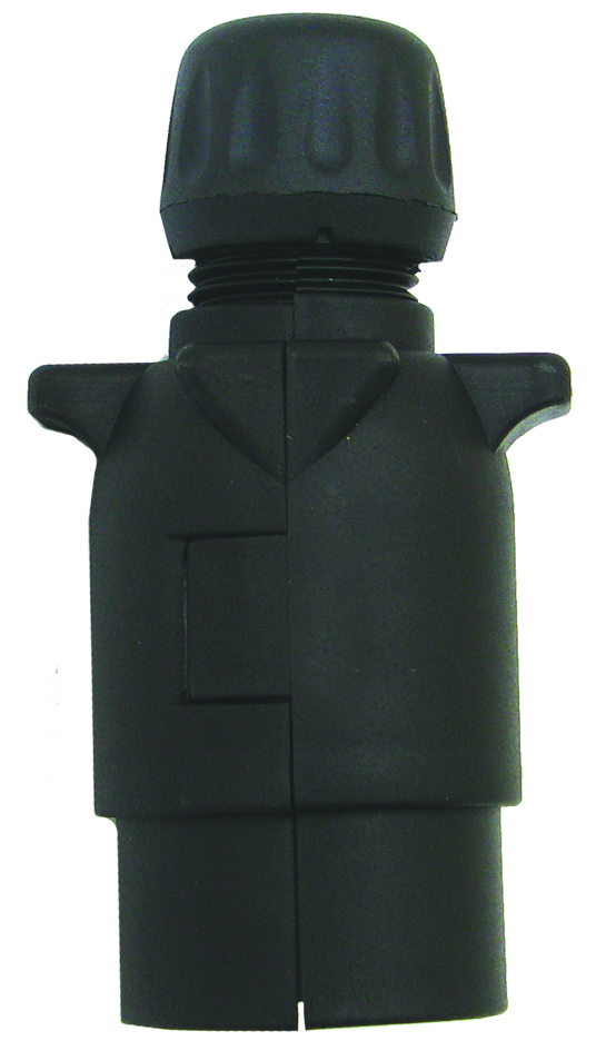 Large Round Plastic Moulded 7 pin Trailer Plug