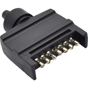 Flat Plastic 7 pin Trailer Plug