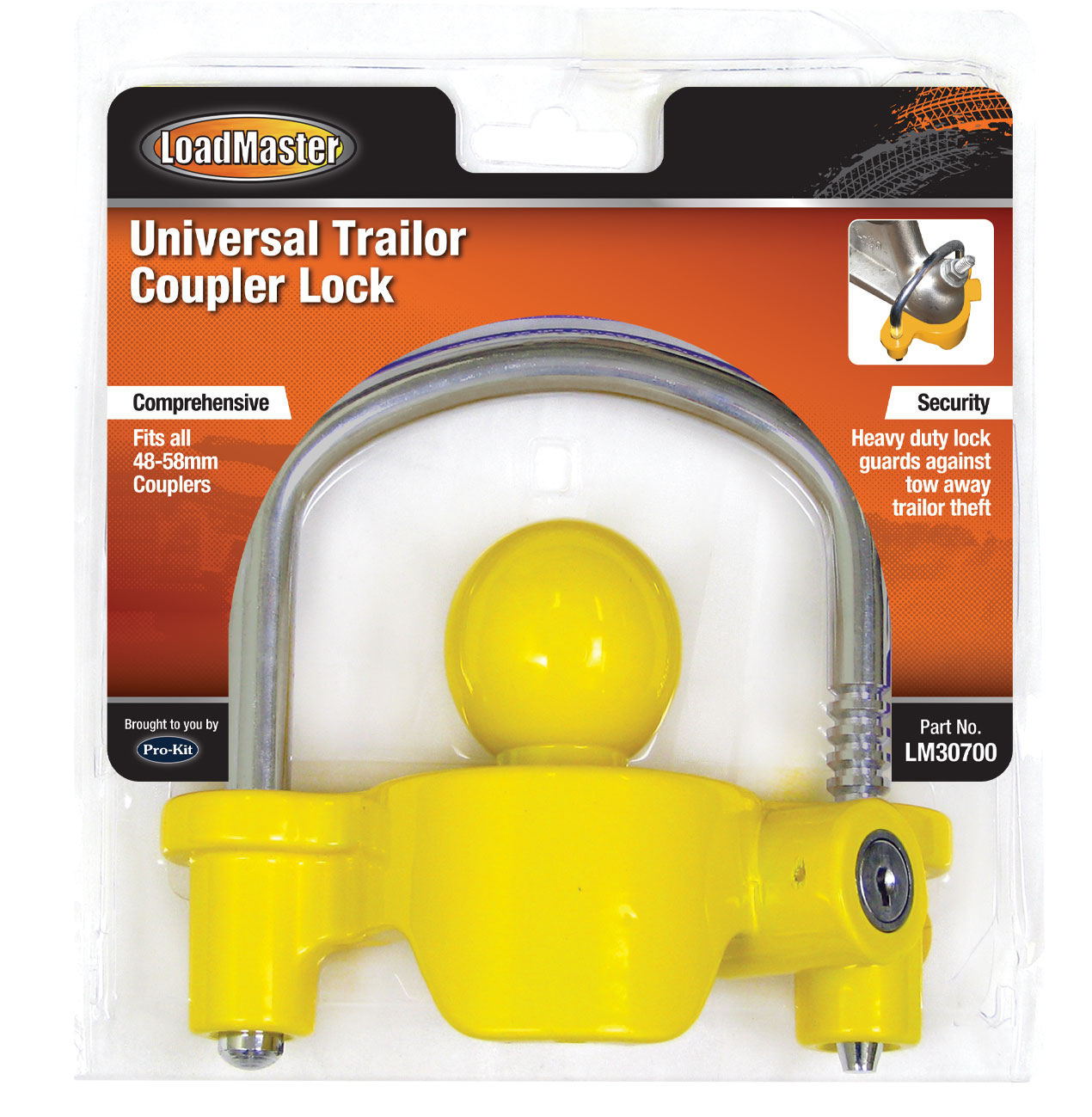 Universal Trailer Coupler Lock