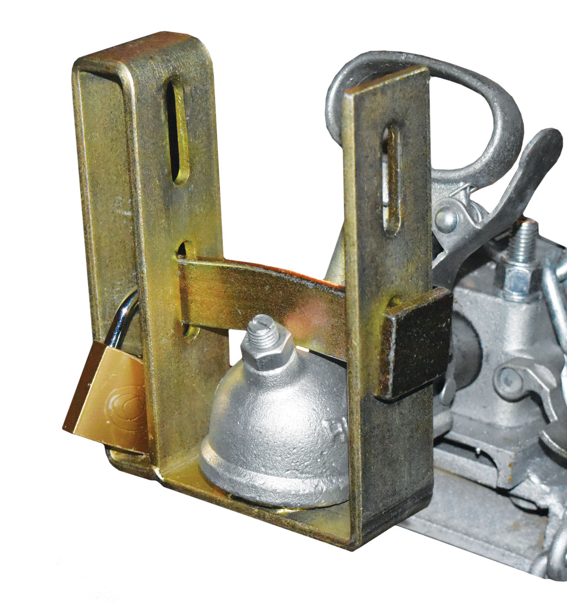 Hitched & Unhitched Trailer Coupling Security Lock