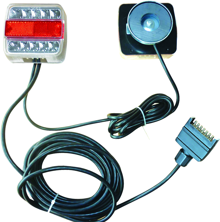 Waterproof Trailer Lights Kit with Magnetic Mounts