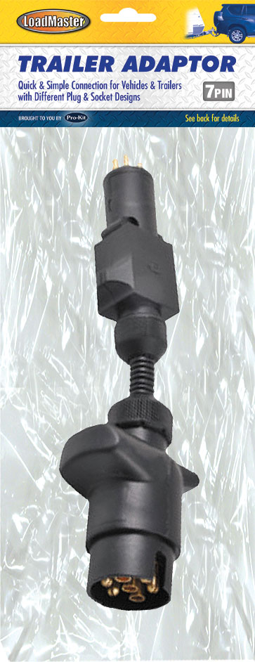 Large Round Socket on Car to 7pin Small Round Plug on Trailer